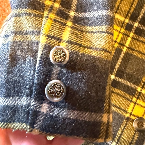 Vintage Daniel Hechter yellow and charcoal plaid blazer made in Hungary VGUC - Picture 7 of 12